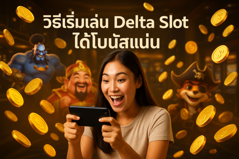 วิธีเริ่มเล่น Delta Slot ได้โบนัสแน่น