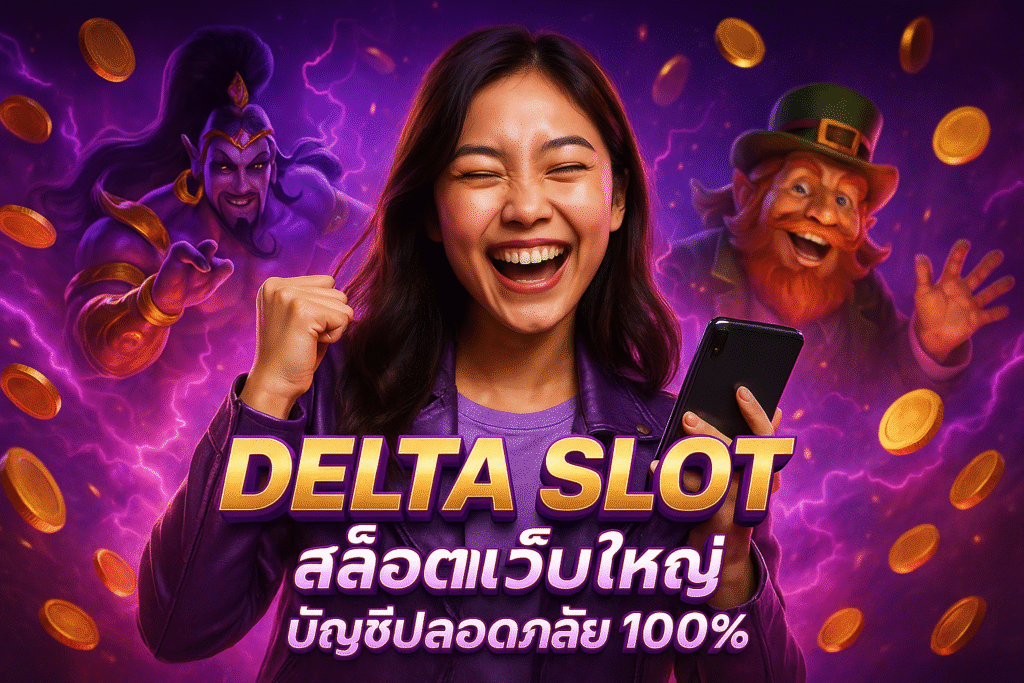 DELTA SLOT สล็อตเว็บใหญ่ บัญชีปลอดภัย 100%