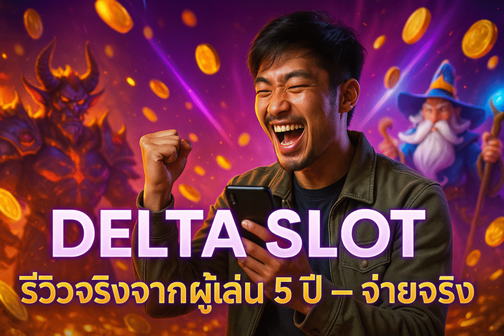 DELTA SLOT รีวิวจริงจากผู้เล่น 5 ปี – จ่ายจริง